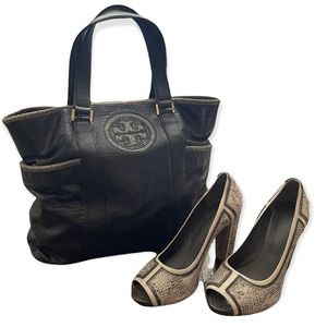 Tory Burch Purse + Heels